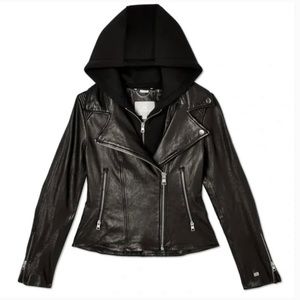 Soia & Kyo Allison Moto Leather Jacket, size Small. Brand new, amazing quality